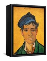 Young Man with a Hat, c.1888-Vincent van Gogh-Framed Stretched Canvas