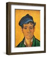 Young Man with a Hat, c.1888-Vincent van Gogh-Framed Giclee Print