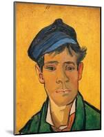 Young Man with a Hat, c.1888-Vincent van Gogh-Mounted Giclee Print