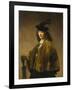 Young Man with a Sword, c.1633-1645-Rembrandt Harmensz. van Rijn-Framed Giclee Print