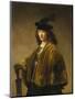 Young Man with a Sword, c.1633-1645-Rembrandt Harmensz. van Rijn-Mounted Giclee Print