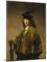 Young Man with a Sword, c.1633-1645-Rembrandt Harmensz. van Rijn-Mounted Giclee Print