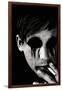 Young Man with Blackened Eyes Smoking-Torsten Richter-Framed Photographic Print