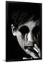 Young Man with Blackened Eyes Smoking-Torsten Richter-Framed Photographic Print