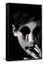 Young Man with Blackened Eyes Smoking-Torsten Richter-Framed Stretched Canvas