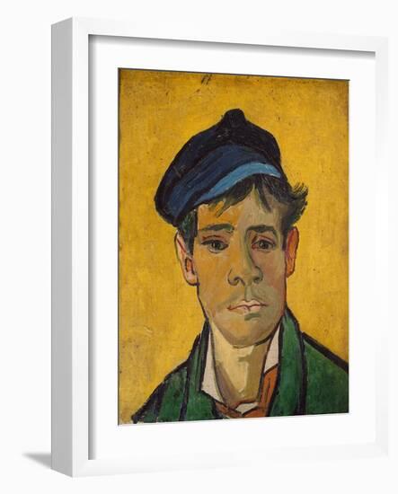 Young Man with Cap, 1889-Vincent van Gogh-Framed Giclee Print