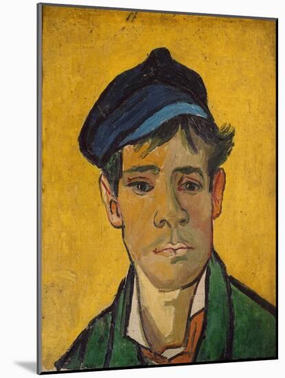 Young Man with Cap, 1889-Vincent van Gogh-Mounted Giclee Print