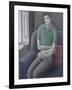 Young Man with Cat, 2008-Ruth Addinall-Framed Giclee Print