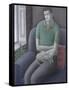 Young Man with Cat, 2008-Ruth Addinall-Framed Stretched Canvas