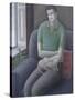 Young Man with Cat, 2008-Ruth Addinall-Stretched Canvas