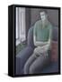 Young Man with Cat, 2008-Ruth Addinall-Framed Stretched Canvas
