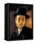 Young Man with Fedora-Isidor Kaufmann-Framed Stretched Canvas