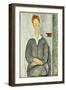 Young Man with Red Hair, 1919-Amedeo Modigliani-Framed Giclee Print