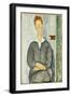 Young Man with Red Hair, 1919-Amedeo Modigliani-Framed Giclee Print