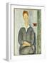 Young Man with Red Hair, 1919-Amedeo Modigliani-Framed Giclee Print