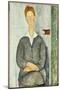 Young Man with Red Hair, 1919-Amedeo Modigliani-Mounted Giclee Print