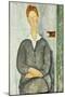 Young Man with Red Hair. Giovanotto Dai Capelli Rossi, 1919-Amedeo Modigliani-Mounted Giclee Print