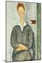 Young Man with Red Hair. Giovanotto Dai Capelli Rossi, 1919-Amedeo Modigliani-Mounted Giclee Print