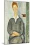 Young Man with Red Hair. Giovanotto Dai Capelli Rossi, 1919-Amedeo Modigliani-Mounted Giclee Print