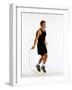 Young Man Working Out with Jump Rope-Chris Trotman-Framed Photographic Print