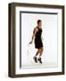 Young Man Working Out with Jump Rope-Chris Trotman-Framed Photographic Print