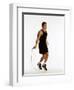 Young Man Working Out with Jump Rope-Chris Trotman-Framed Photographic Print