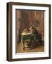 Young Man Writing, 1852-Jean-Louis Ernest Meissonier-Framed Giclee Print