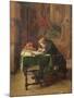 Young Man Writing, 1852-Jean-Louis Ernest Meissonier-Mounted Giclee Print