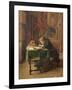 Young Man Writing, 1852-Jean-Louis Ernest Meissonier-Framed Giclee Print