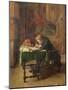 Young Man Writing, 1852-Jean-Louis Ernest Meissonier-Mounted Giclee Print