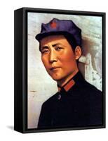 Young Mao Tse Zedong (1893-1976) Poster for 1000 Years of Life for President Mao C. 1921-null-Framed Stretched Canvas
