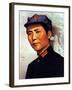 Young Mao Tse Zedong (1893-1976) Poster for 1000 Years of Life for President Mao C. 1921-null-Framed Photo