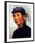 Young Mao Tse Zedong (1893-1976) Poster for 1000 Years of Life for President Mao C. 1921-null-Framed Photo