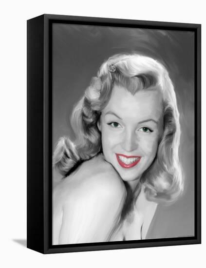 Young Marilyn-Jerry Michaels-Framed Stretched Canvas