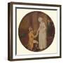 Young Marlow and Miss Hardcastle: A Scene from She Stoops to Conquer by Oliver Goldsmith-Francis Wheatley-Framed Giclee Print