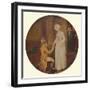 Young Marlow and Miss Hardcastle: A Scene from She Stoops to Conquer by Oliver Goldsmith-Francis Wheatley-Framed Giclee Print