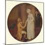 Young Marlow and Miss Hardcastle: A Scene from She Stoops to Conquer by Oliver Goldsmith-Francis Wheatley-Mounted Giclee Print