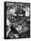 Young Married Couples Enjoying a Backyard Buffet Feast , Featuring Spaghetti-Nina Leen-Framed Stretched Canvas