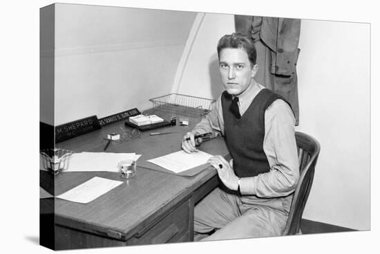 Young Medical Officer in Barracks, Ca. 1945-null-Stretched Canvas