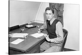 Young Medical Officer in Barracks, Ca. 1945-null-Stretched Canvas