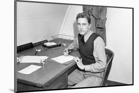 Young Medical Officer in Barracks, Ca. 1945-null-Mounted Photographic Print