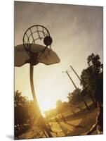 Young Men Playing Basketball-null-Mounted Photographic Print