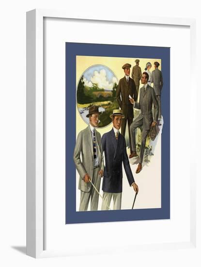 Young Men's Styles-null-Framed Art Print