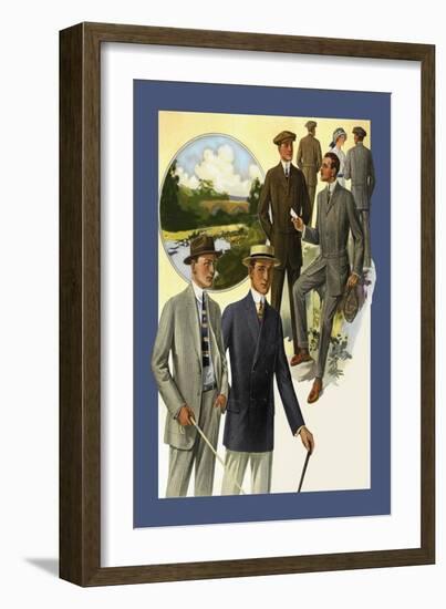 Young Men's Styles-null-Framed Art Print