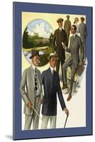 Young Men's Styles-null-Mounted Art Print