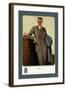 Young Men's Two-Button Sack-null-Framed Art Print