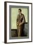 Young Men's Two-Button Sack-null-Framed Art Print