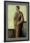 Young Men's Two-Button Sack-null-Framed Art Print