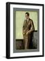 Young Men's Two-Button Sack-null-Framed Art Print
