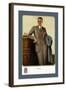 Young Men's Two-Button Sack-null-Framed Art Print